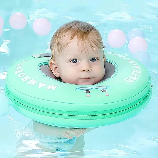 Infant-free Swimming Ring Inflatable Circle Swimming Neck Ring Floating Baby Swimming Pool Toys Swim Trainer 1