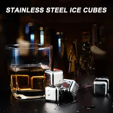 Ледяные кубики из нержавеющей стали многоразовые охлаждающие камни для вина NIN668