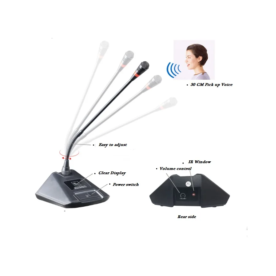 

8800 Gooseneck Conference Microphone For wireless microphone system