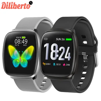 

Diliberto E102 Smart Watch Waterproof Android IOS Blood Pressure Heart Rate Monitor Silicone Band Smartwatch Fitness Tracker