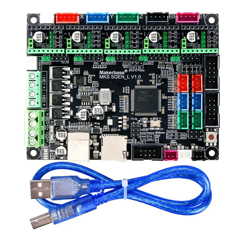 

Makerbase MKS SGen L 3D Printer Motherboard 32-Bit Controller Compatible with Marlin 2.0 Smoothie Firmware TMC2130/2208/2100 498
