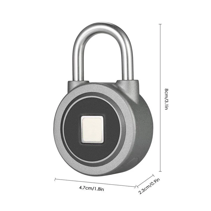 JPT Bluetooth замок отпечатков пальцев IP65 водонепроницаемый портативный без ключа Смарт USB Электрический замок управление по телефону приложение замок