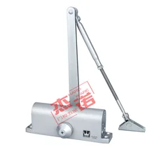Door closer hydraulic fireproof medium round back automatic door closer bearing 45KG optional positioning