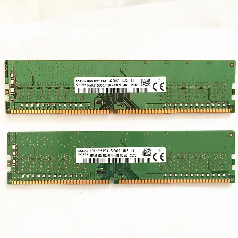 SK HYNIX DDR4 RAM 8GB 1RX8 PC4-3200AA-UA2-11 3200MHZ 데스크탑