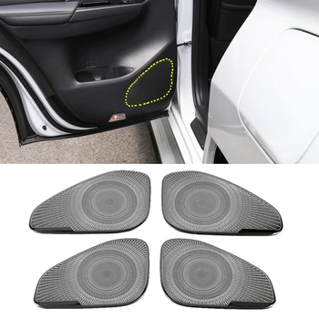 

For MITSUBISHI PAJERO SPORT MONTERO 2020 Car Audio Speaker Cover Trim Door Loudspeaker Cover Trim Car Accessories interior