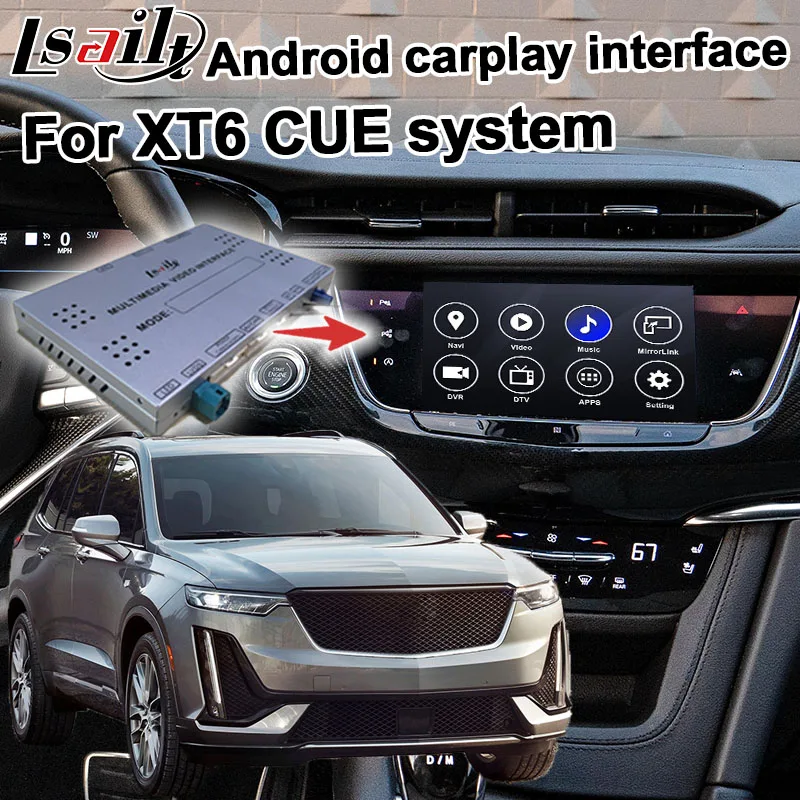 Интерфейс для Cadillac XT6 2019 с системой навигации mylink intellilink CUE XT5 XT4 CT5 CT4 Lsailt |