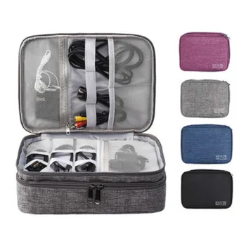 

Cable Organizer Bag Multi-function Travel Storage Bag USB Data Cable Power Bank Earphone Wire Pen Storage Bag Gadget Organizer