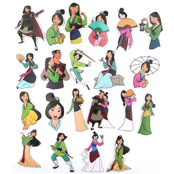 

50sets MuLan stickers (21pcs/lot)