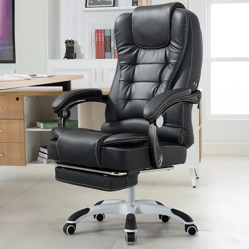 Ergonomic Gaming Chair Synthetic Leather, Luxury Executive Office Furniture Computer Chair image 2