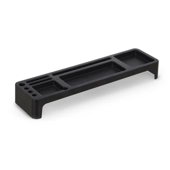 

Desk Organizer Home Office Keyboard Cover Desktop Storage Racks Stationery Pen Holder Office Accessories Organizer Box Black