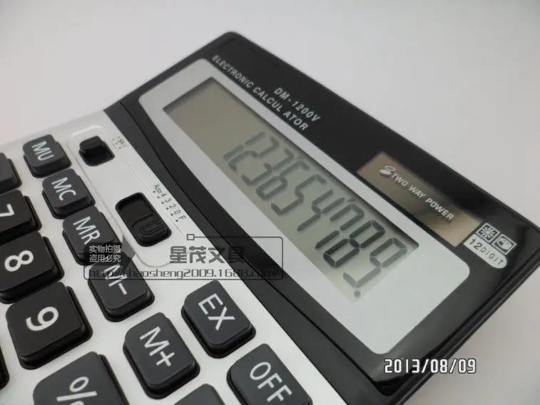 Калькулятор DM-1200V солнечный калькулятор 12-разрядный калькулятор детская одежда от a Generation of Fat