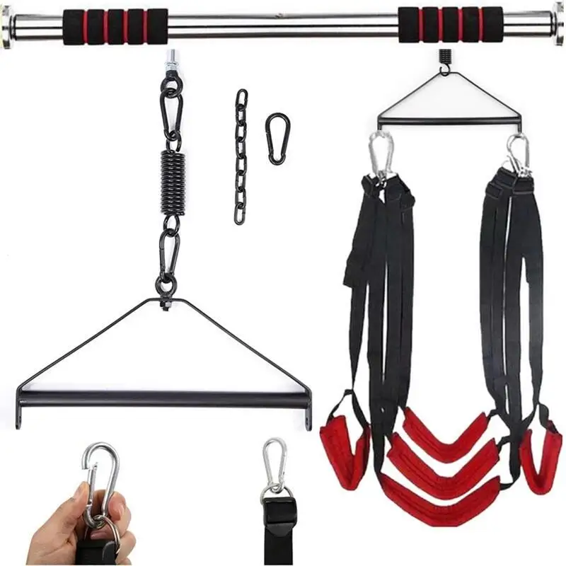 Couples Alternative Sex Game Hanging Door Sex Swing Metal Furniture Body Bondage Aid Products Restraint Swings Toys sex toys,sex swings