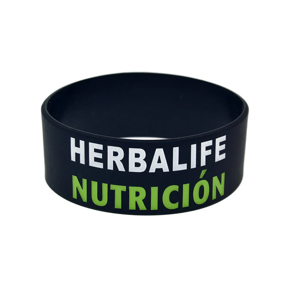 Модный 1 дюймовый силиконовый браслет 24 часа HERBALIFE Nutricion горячая