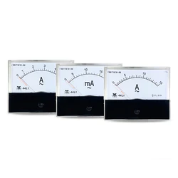 44L1 AC Voltmètre à Panneau Analogique Ampèremètre Ampère Voltmètre Jauge 1A 2A 3A 5A 10A 15A 20A 30A 50A 
