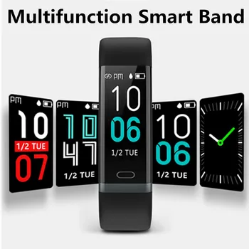 

Color Screen Smart Band ip68 Waterproof Bluetooth Health Smart Bracelet Pedometer Heart Rate Blood Pressure Monitor Wristband