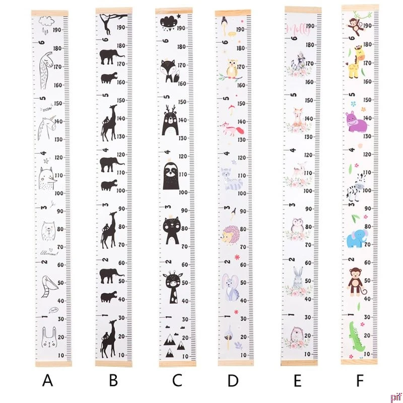 Детская диаграмма роста, холст, настенный, измерительные линейки для детской комнаты, украшение, детская комната, съемный, высота и рост