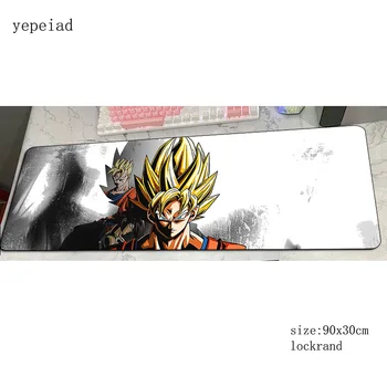 

DRAGON BALL mouse pad gamer thick mousepad 90x30cm rubber desk mat esports gaming accessories pc game keyboard mats oversized