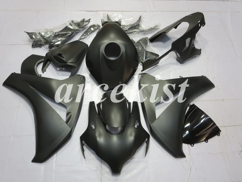 ABS литья под давлением мотоцикл обтекатели комплект Подходит для Honda CBR1000RR 08 09 10 11 2008-2011 корпус набор черный матовый