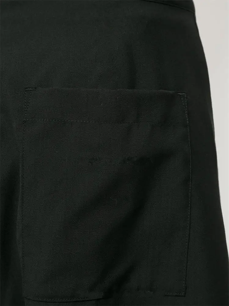 Men Wide Leg Pant Skirt Casual Shorts Summer New Men's Fashion Stylist Irregular Design Versatile Large Size Pant Skirt