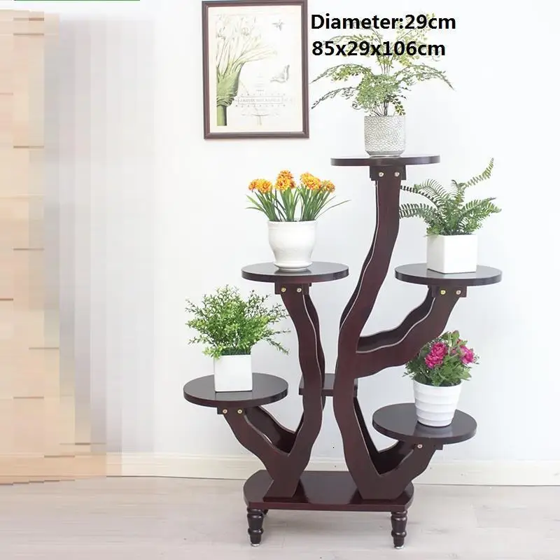 Version F Repisa Mueble Para Plantas Terraza деревянные садовые полки для Balkon Stojak Na Kwiaty балкон открытый цветок стенд завод полка - Цвет: Version F