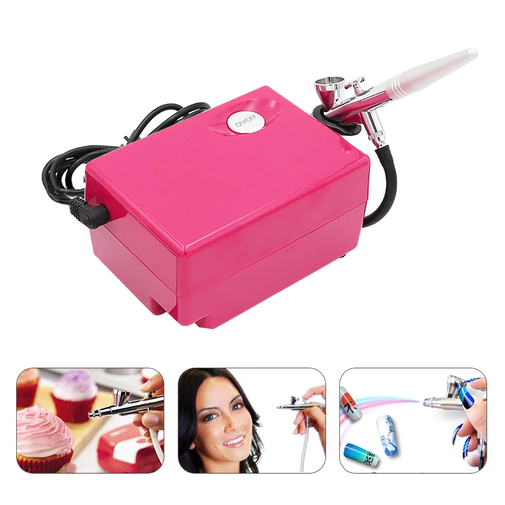  Air Brush Compressor Airbrush 0.4mm Needle Art Kit Set for Body Paint Makeup Craft Toy Models airbr