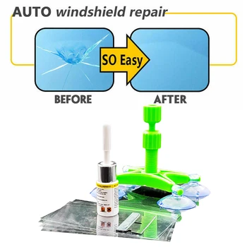 

Seamless Tools Car Windshield Auto Styling DIY Repair Resin Kit Crack Suction Cup Glass Polishing Scratch Restore Maintenance