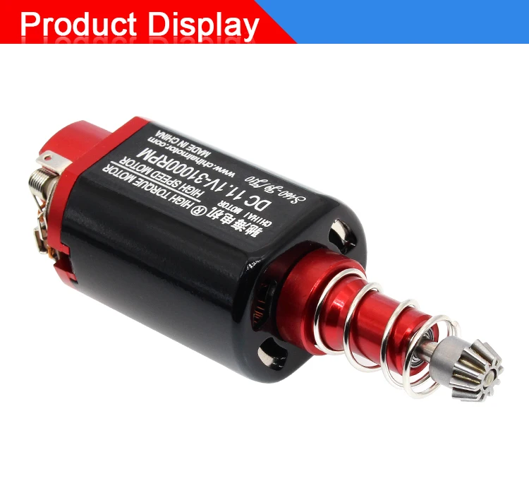 Chihai двигатель CHR-S460-J9 длинный вал высокая скорость высокий крутящий момент двигатель постоянного тока для M4AI jinming8 шрам v2 водяная игрушка в виде бомбы пистолет