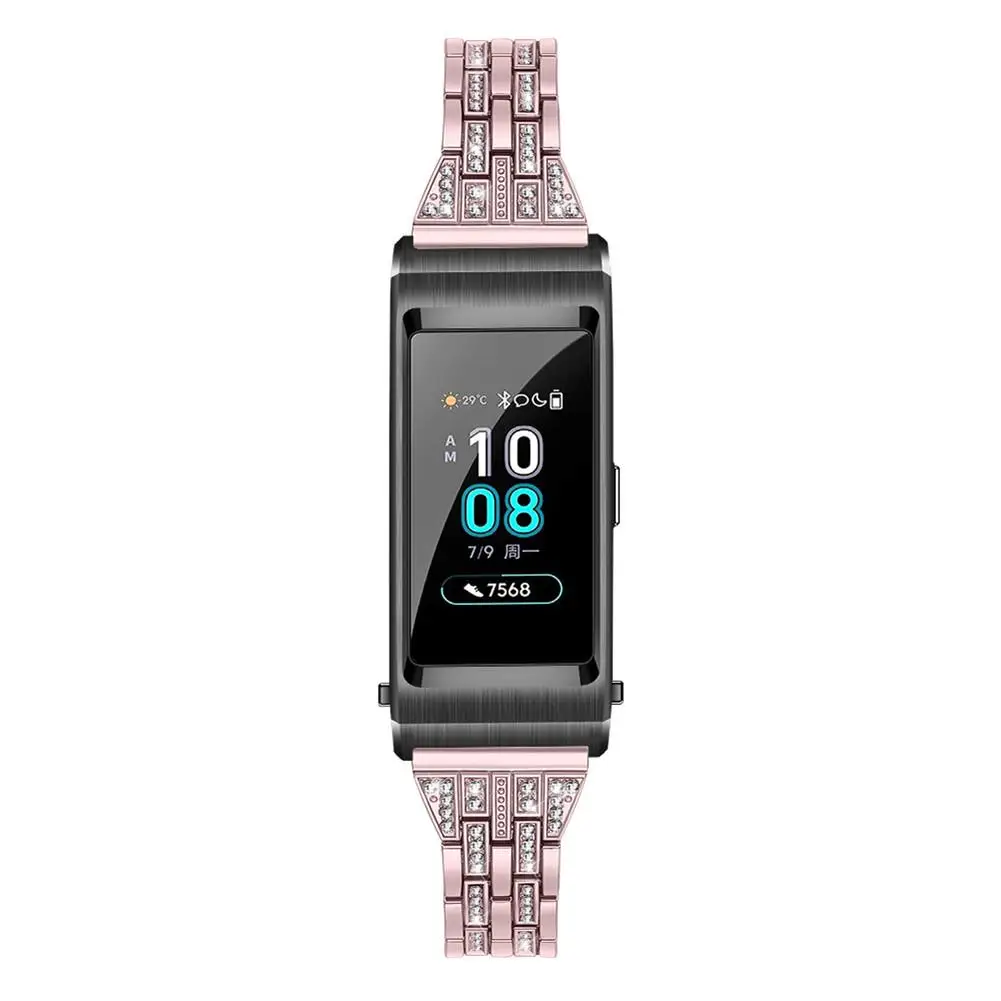 Ремешок из нержавеющей стали для Huawei talkband B5 Смарт-часы сменный ремешок Женский браслет спортивные бизнес аксессуары для наручных часов