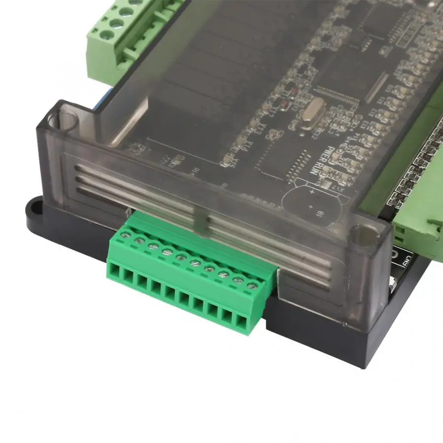 DC24V PLC промышленная плата управления FX3U-30MR 6AD 2DA с RTC RS485 RTU коммуникационная оболочка