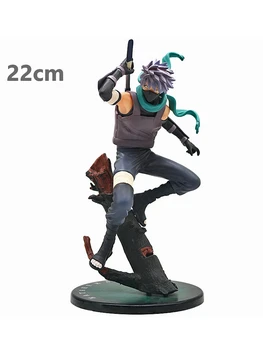 Кукла аниме Наруто Шипуден Саске Учиха Итачи Какаши модель игрушки ПВХ Съемная Статуя Фигурка Наруто детский подарок на день рождения