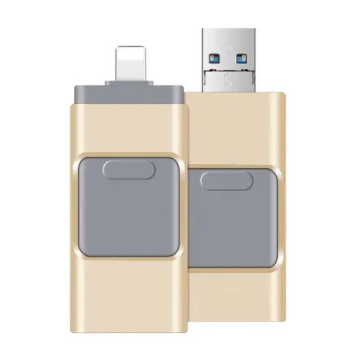 Otg USB флеш-накопитель 3 в 1 для iPhone 11X8 7 6 5 5S ipad Usb флеш-накопитель 3,0 HD карта памяти 16 ГБ 32 ГБ 64 Гб 128 ГБ 256 ГБ