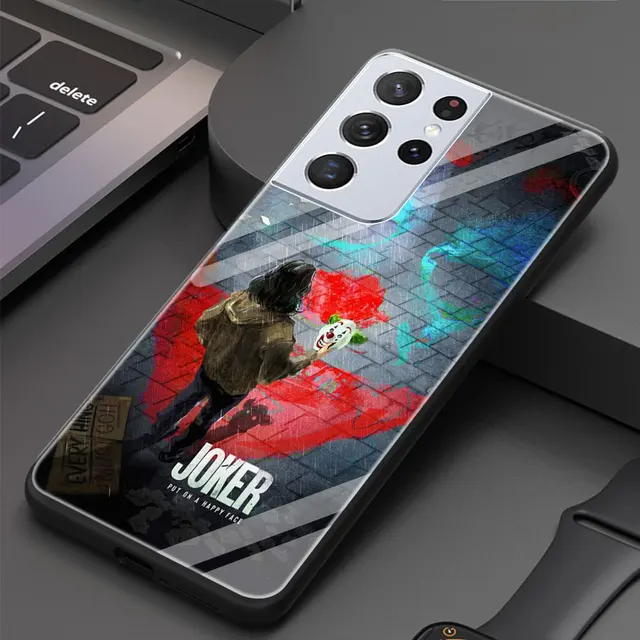 The Joker Joaquin Glass Cover for Samsung Galaxy S20 FE S21 S20 Ultra S10 Lite S10E S9 S8 Plus Luxury Soft Edge Case Shell T04