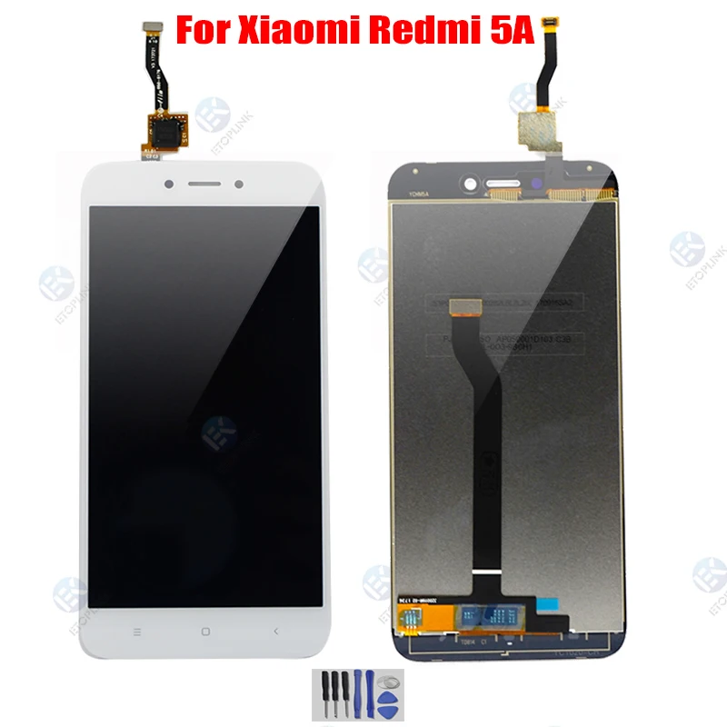 

Сенсорный дисплей для XIAOMI Redmi 5A, ЖК-дисплей с дигитайзером, экран с рамкой для Redmi 5A, сборка, запасные части, белый, черный, золотой цвет