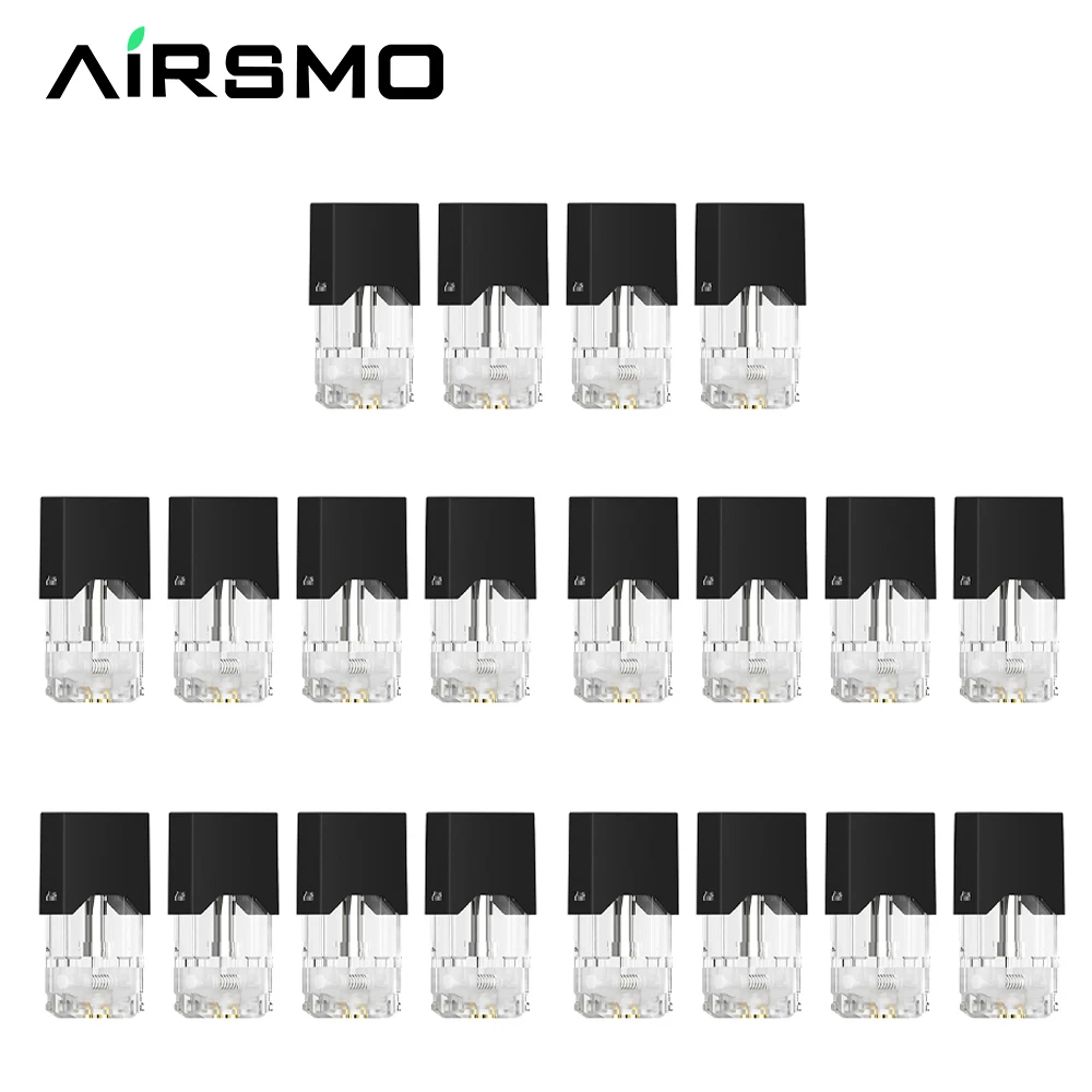 

20 Pcs Refillable Electronic Cigarette Atomizers Replacement Pods Compatible With Juu1 0.7ml Cartridge Vape Pen Atomizer pods