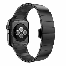Браслет из нержавеющей стали для apple watch 44 мм 38 мм iWatch ремешок для apple watch полосы wirst correa ремешок для часов 5 4 3