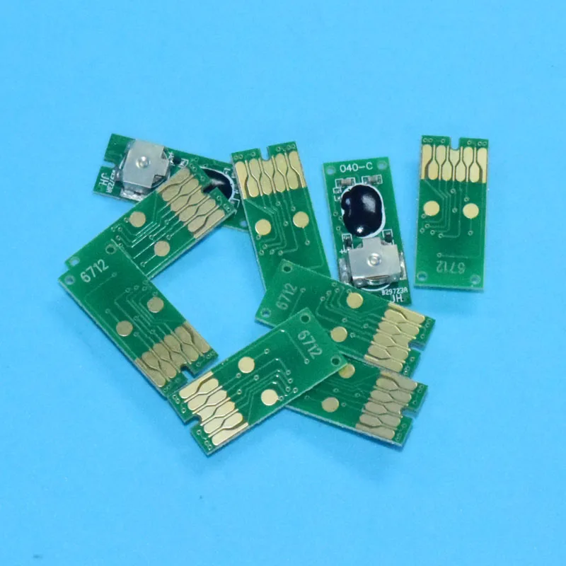 T6712 Maintenance Box Chip For Epson WF-8090 WF-8010 WF-8510 WF-8590 8090 8010 8510 8590 Printer Waste Ink Tank