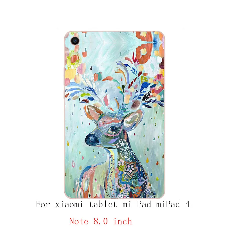 Forxiaomitablet4 Цветной чехол для планшета DIY для Xiaomi mi Pad 1 2 3 7,9 дюймов mi Pad 4 8,0 mi Tab 4 Plus 10,1 силиконовый мягкий чехол на заказ - Цвет: Forxiaomitablet4
