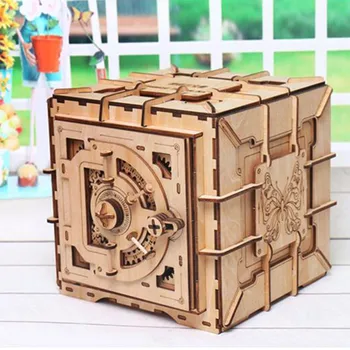 

DIY Creative 3D Wooden Puzzle Game Assembly Toy Gift for Child Adult jigsaw picture wooden puzzles for adults children game