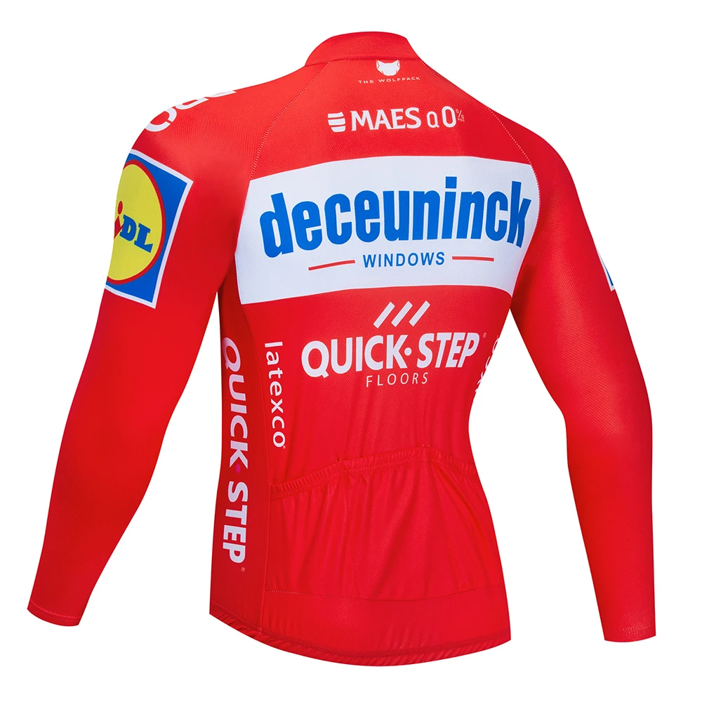 QUICK STEP велосипедная майка мужская Ropa Ciclismo Hombre с длинным рукавом Джерси roubaix maillot bicicleta Одежда для велоспорта Pro Team