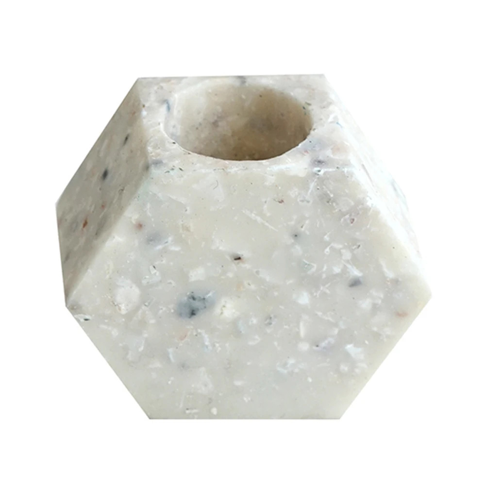 Подсвечник Настольный ужин вечерние подставки для прихожей домашний маленький стол простой праздник терраццо подсвечник свадебный орнамент