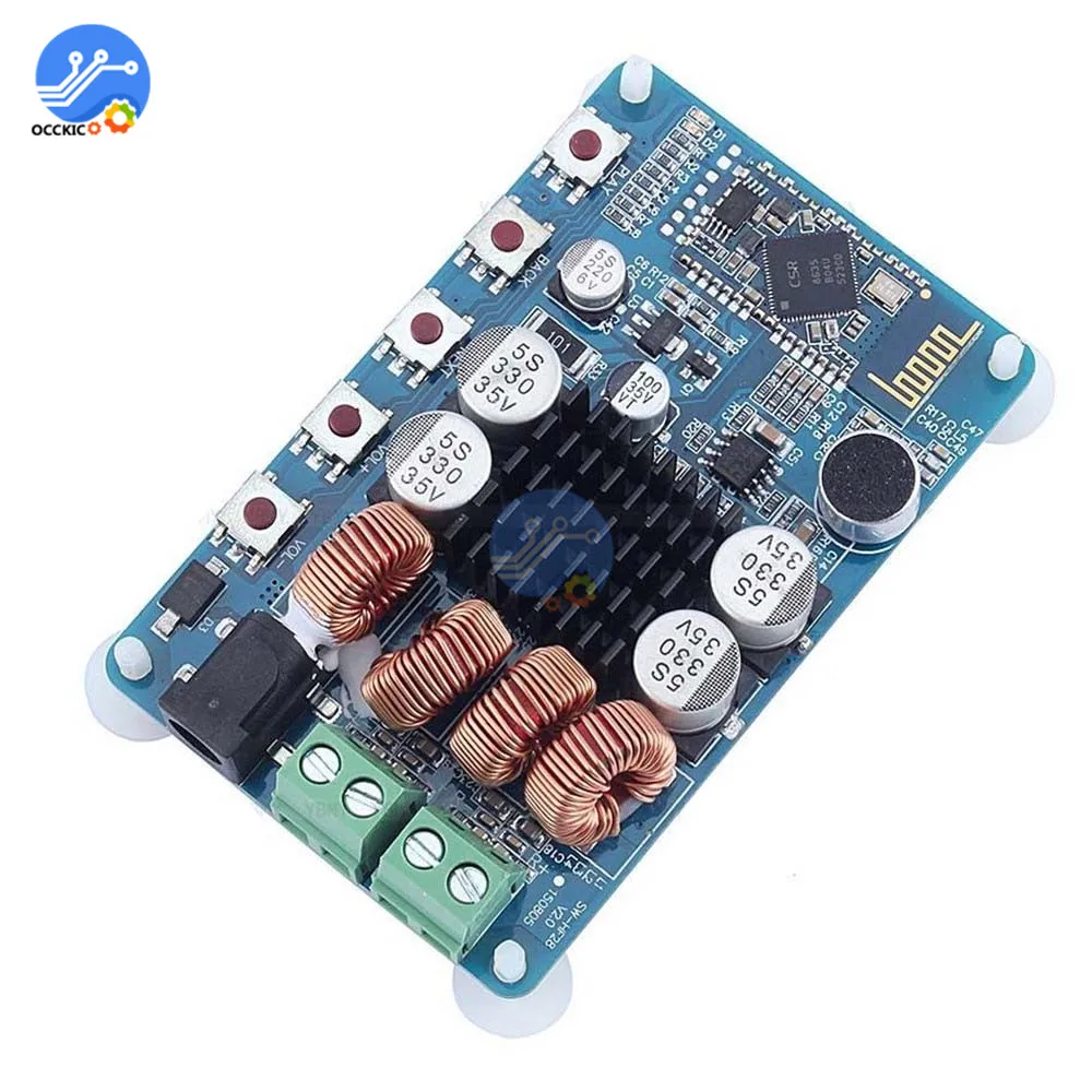 TPA3116 TPA3118 Беспроводная Плата усилителя Bluetooth4.0 8 26VDC 2X30W/2X50W цифровой аудио
