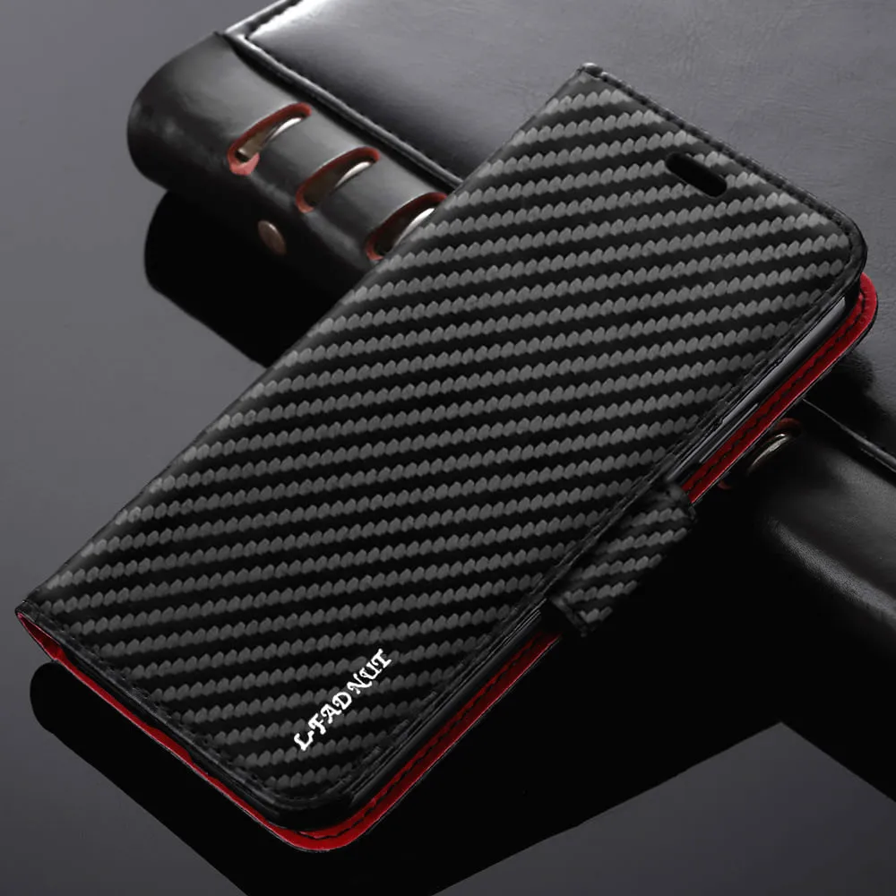 Чехол книжка из углеродного волокна для Samsung Galaxy A50 A40 A30 A20 E A10 A21S A41 кожаный чехол