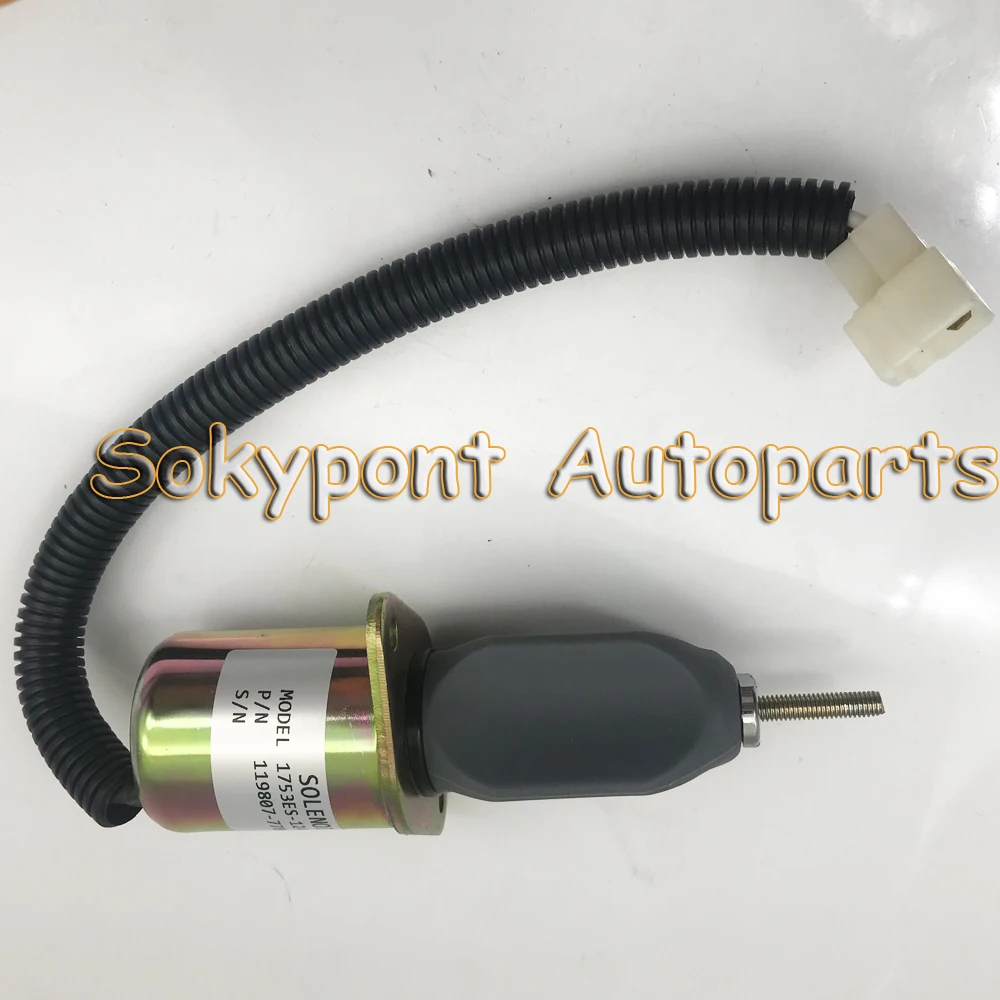 12V двигатель управляющий клапан для прекращения подачи топлива SA-3840-T, 119807-77800, 1753ES-12A3UC5B1S1 1 шт