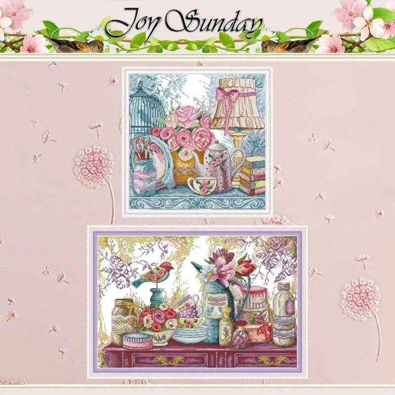 

Wedding Supplies flower counted 11CT 14CT Cross Stitch Set DIY DMC Chinese Cross-stitch Kit Embroidery Needlework Home Decor