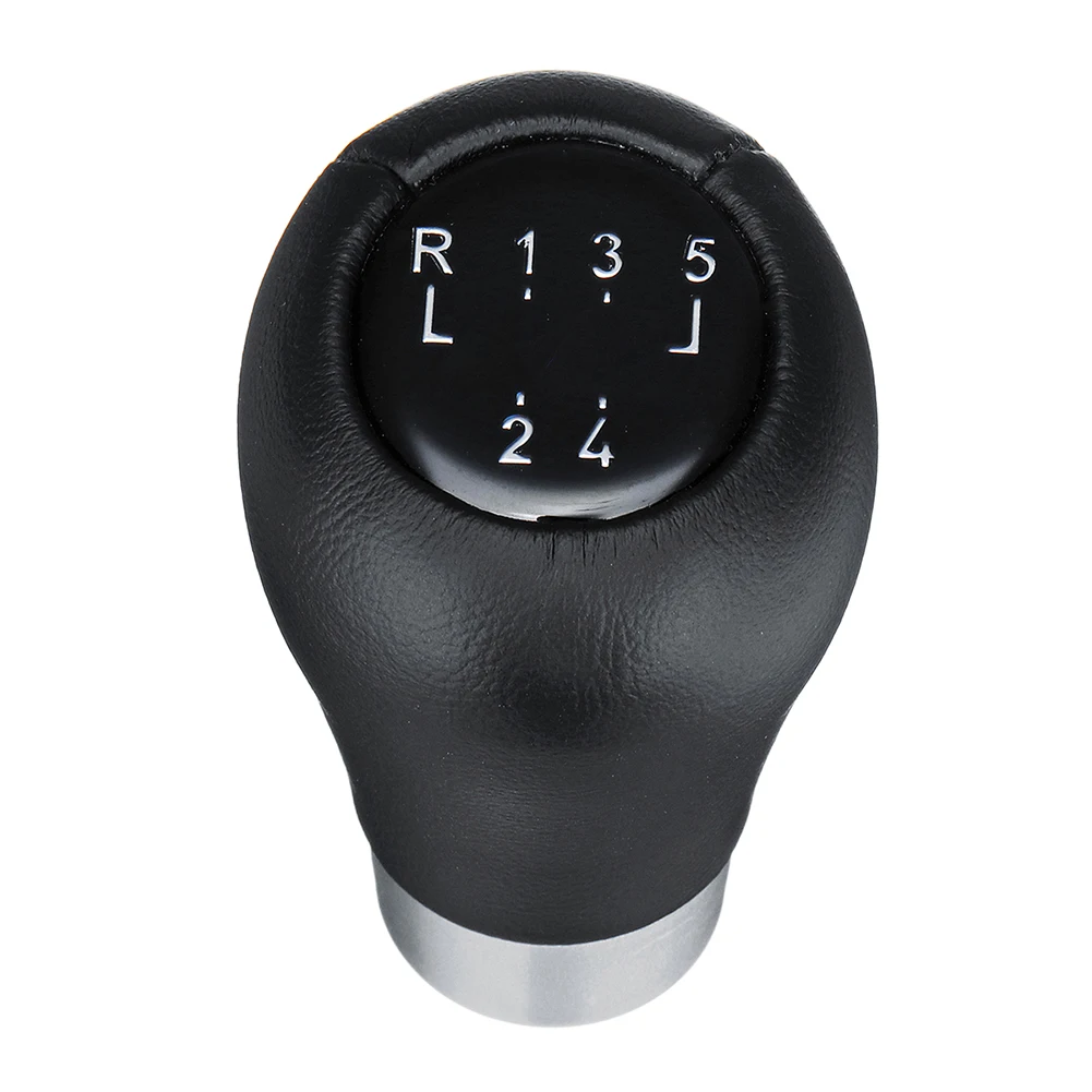 Nice Portable 5 Speed Faux Leather Gear Shifts Knob for BM-W 5 7 Series M E36 E46 E34