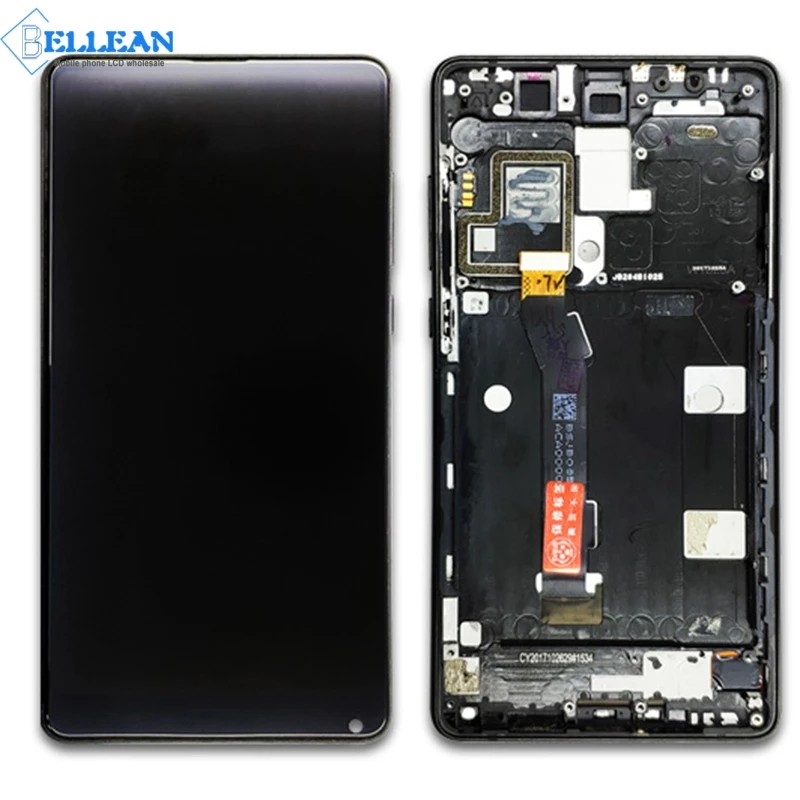 

Dinamico Lcd For Xiaomi Mi Mix 2 Display Touch Screen With Frame Digitizer Assembly Replacement 5.99inch Mi Mix2 Lcd Display