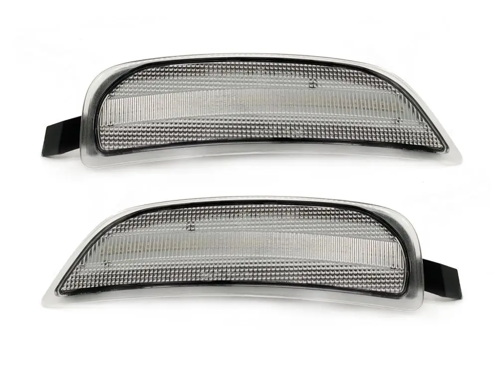Clear Red light Smoked or Clear Lens Amber/Red Full LED Side Marker Light For-up Mazda MX-5 Miata, Powered by Total 98-SMD LED - Испускаемый цвет: Clear Red light