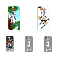 Фото мягкий чехол для телефона Xiao mi 3 mi 4 mi 4C mi 4i mi 5 mi 5s 5X6 6X8 SE Pro Lite A1 Max mi x 2 Note 3 4 Looney Tunes Bugs Bunny