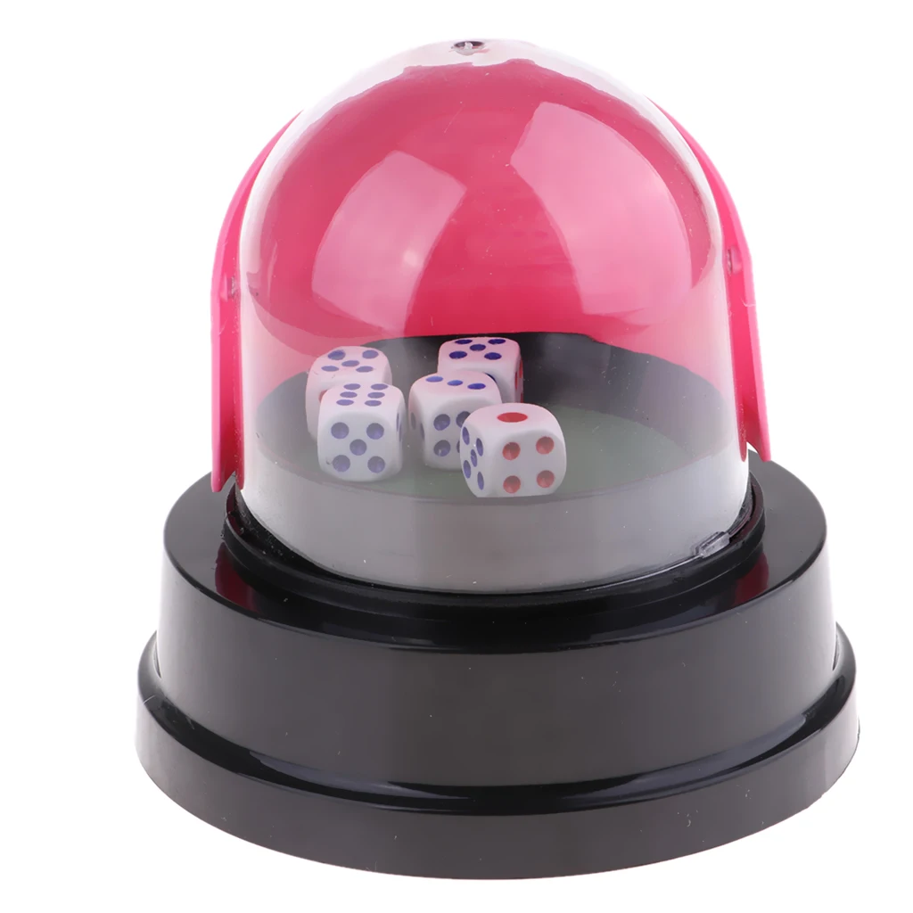 KTV Casino Bingo Game Machine Electric Lucky Number Dice Cup for Table Board Games / Gambling Game