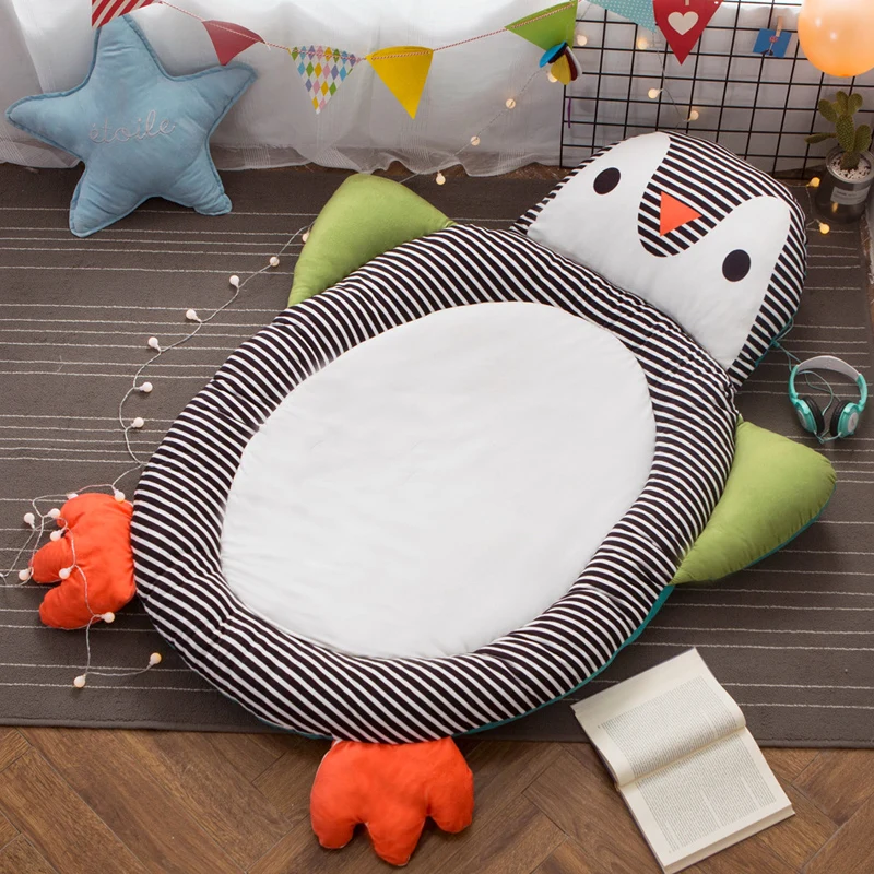 Детский матрас с рисунком панды льва татами диван кровать матрас мягкие постельные принадлежности плюшевые игрушки Детский игровой коврик